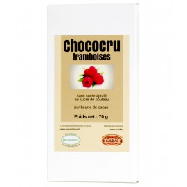 Chococru Noir Framboise Au Xylitol
