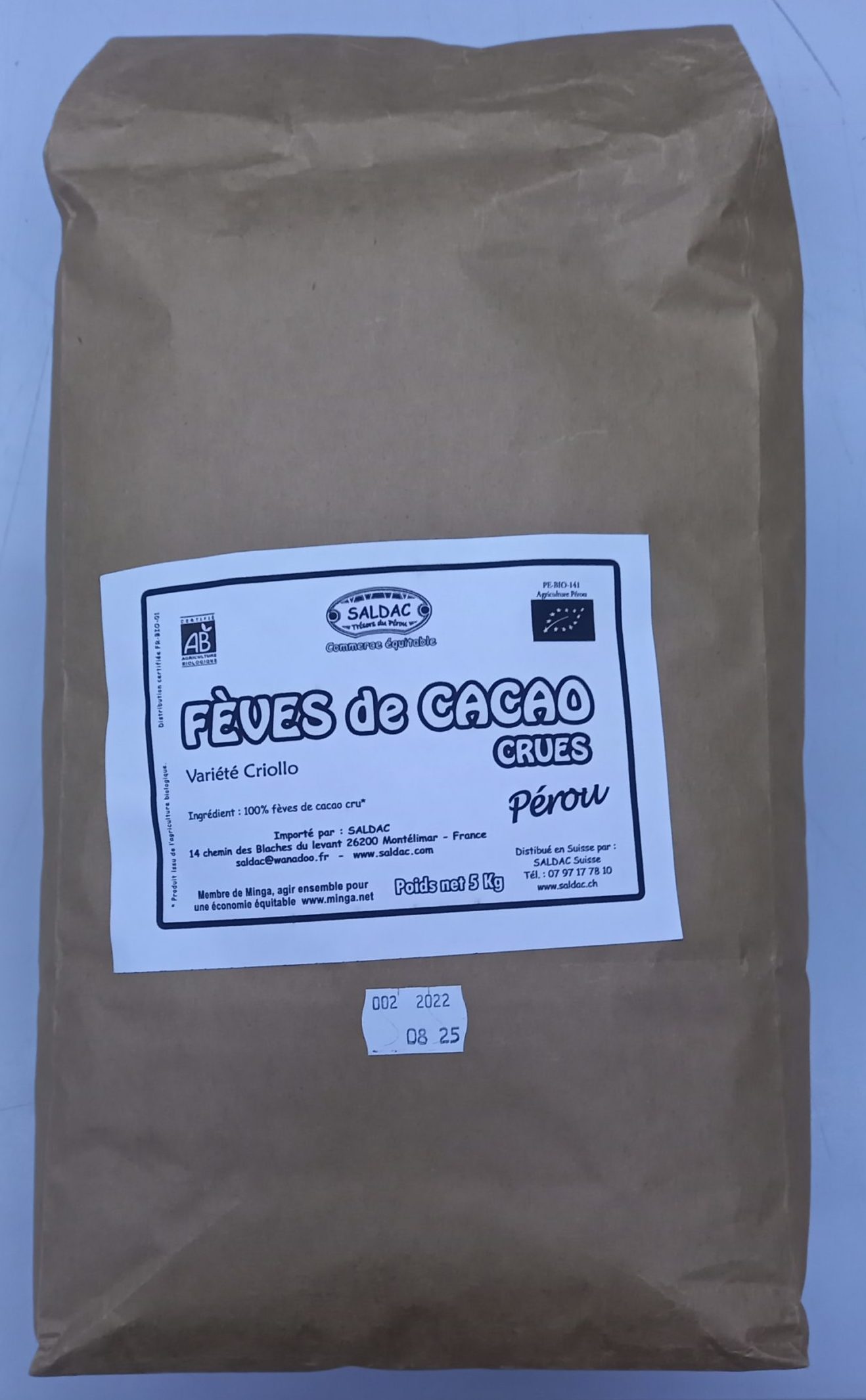 Fèves crues 5kg